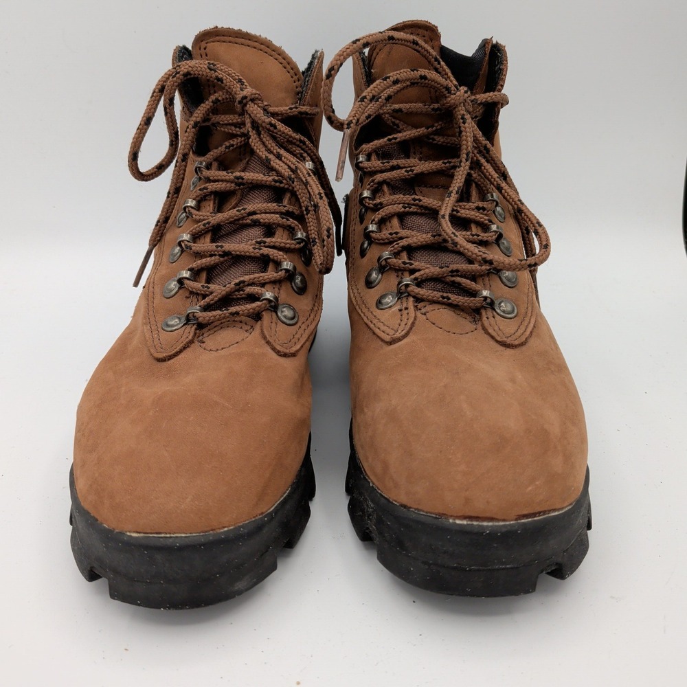 Nike ACG Air Hiking Boots Kids 5.5Y EU 38 Brown Suede Leather Vintage 653204-201 - Picture 3 of 8
